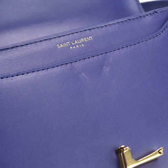 SAINT LAURENT Solferino Small Satchel 634306 Shoulder Leather Women's - Picture 4 of 11